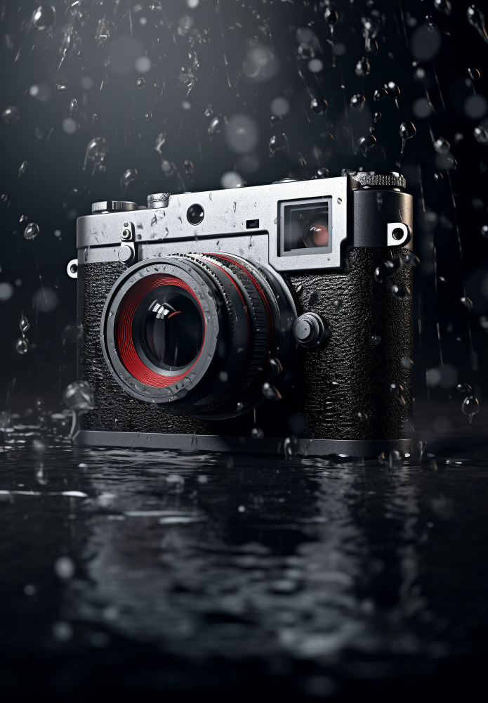 A waterproof action camera
